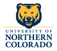 UNC - University of Northern CO logos sponsor